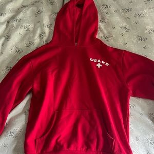 Women’s Small Lifeguard Red Hoodie